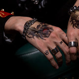 BEIER 2017 New Unique Cool Skull Bracelet For Man 316 Stainless Steel Man's Bangle High Quality christmas Jewelry BC8-045 - RaysJewelry&more