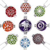 3pcs Chain Pads Round Antique Vintage Aromatherapy Lockets - RaysJewelry&more