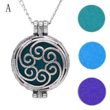 3pcs Chain Pads Round Antique Vintage Aromatherapy Lockets - RaysJewelry&more