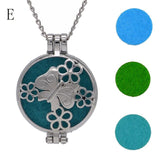 3pcs Chain Pads Round Antique Vintage Aromatherapy Lockets - RaysJewelry&more