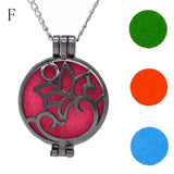 3pcs Chain Pads Round Antique Vintage Aromatherapy Lockets - RaysJewelry&more