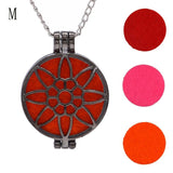 3pcs Chain Pads Round Antique Vintage Aromatherapy Lockets - RaysJewelry&more