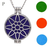 3pcs Chain Pads Round Antique Vintage Aromatherapy Lockets - RaysJewelry&more