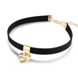 Love Choker Necklace Stretch Velvet Classic Gothic Tattoo Flannel Choker - RaysJewelry&more