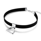 Choker Necklace Stretch Velvet Classic Gothic Tattoo Flannel Choker - RaysJewelry&more