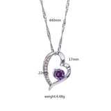 Fashion Beautiful Womens Heart Pendant Necklace Jewelry Chain PP - RaysJewelry&more