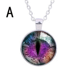 Hot Dreamy Crystal Ball Star Long Glass Retro Pattern Pendant Necklace Jewelry A - RaysJewelry&more