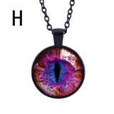 Hot Dreamy Crystal Ball Star Long Glass Retro Pattern Pendant Necklace Jewelry A - RaysJewelry&more