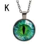Hot Dreamy Crystal Ball Star Long Glass Retro Pattern Pendant Necklace Jewelry A - RaysJewelry&more