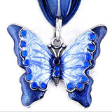 Women Fashion Jewelry Butterfly Crystal Pendant Necklace Chain - RaysJewelry&more