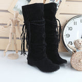 Women Heighten Platforms Thigh High Tessals Boots Motorcycle Shoes - RaysJewelry&more