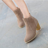Autumn Winter Boots With High Heels Boots Shoes Martin Boots Women Ankle - RaysJewelry&more