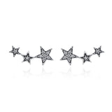 BAMOER Authentic 925 Sterling Silver Sparkling Earrings - RaysJewelry&more